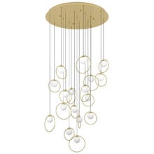 Round Portocolom 17 Light LED Pendant